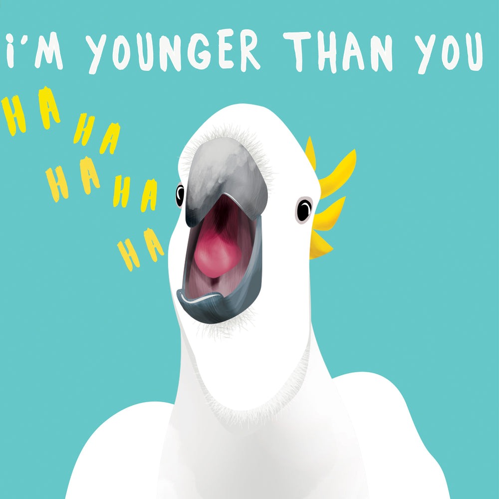 Greeting Card Younger Cockatoo