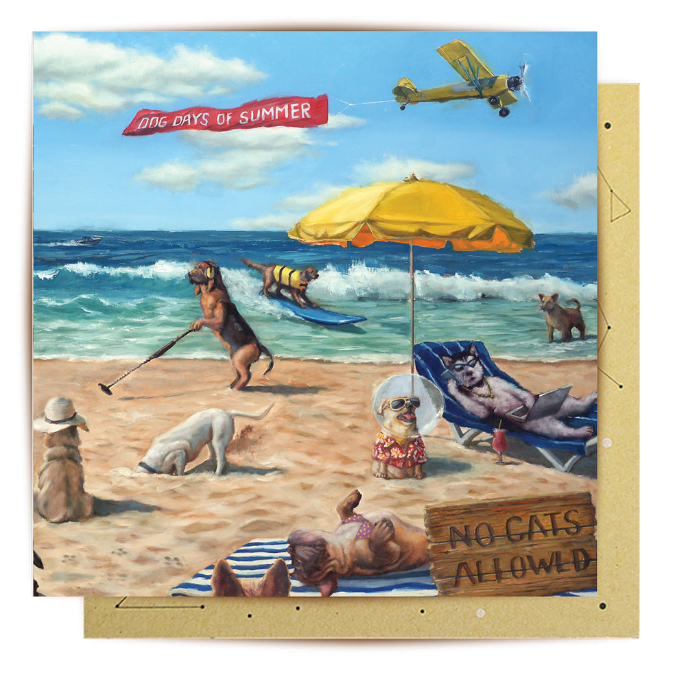 
                      
                        Greeting Card Dog Beach
                      
                    