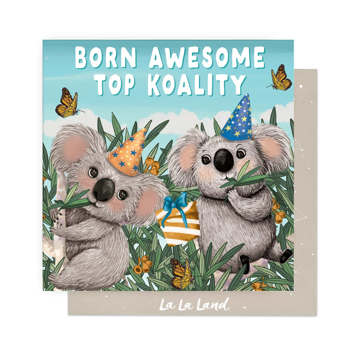 Greeting Card Garden Giggles Koalas