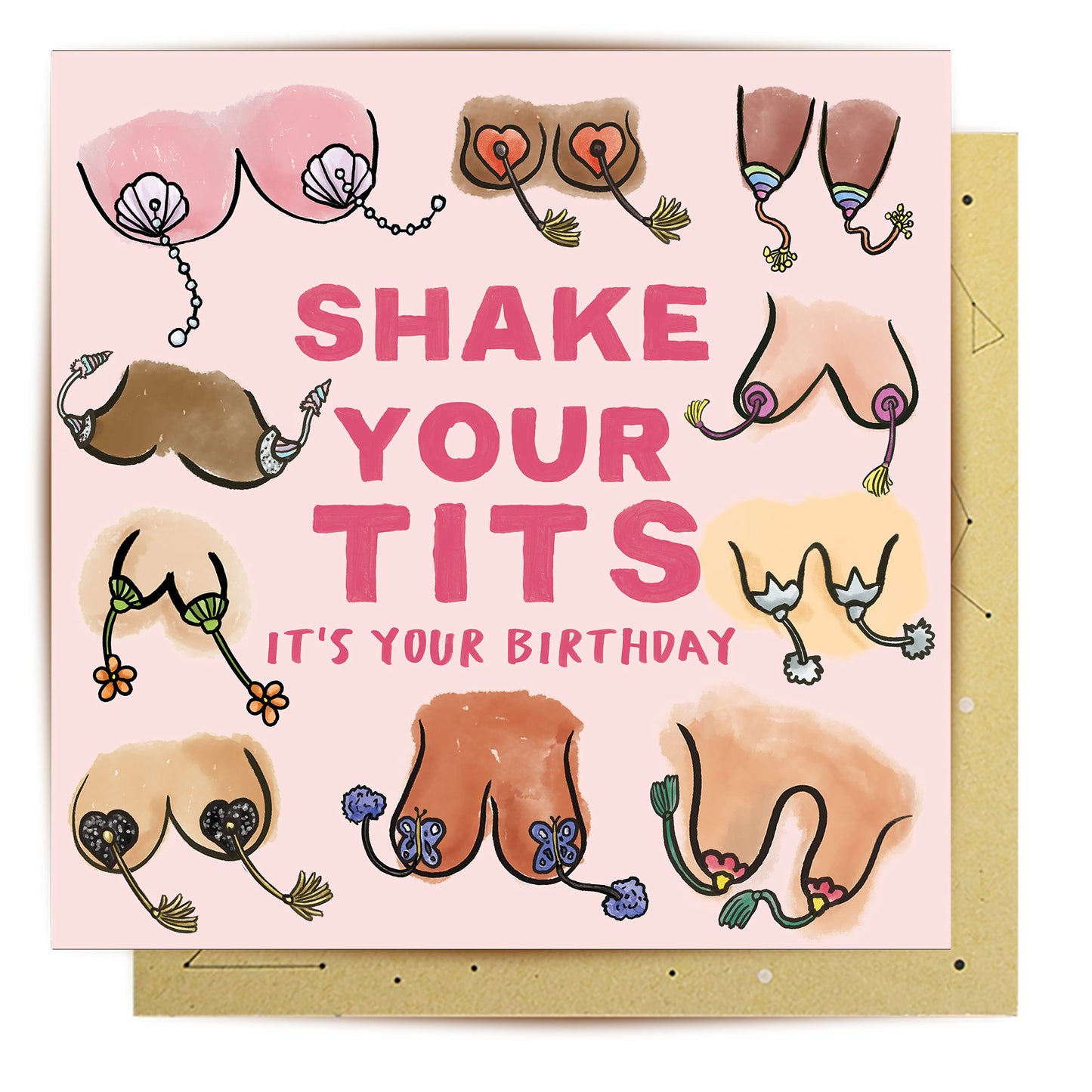 Greeting Card Shake Your Tits