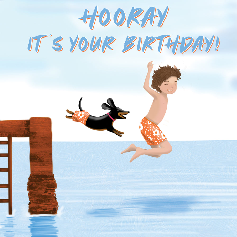 Greeting Card Birthday Jetty