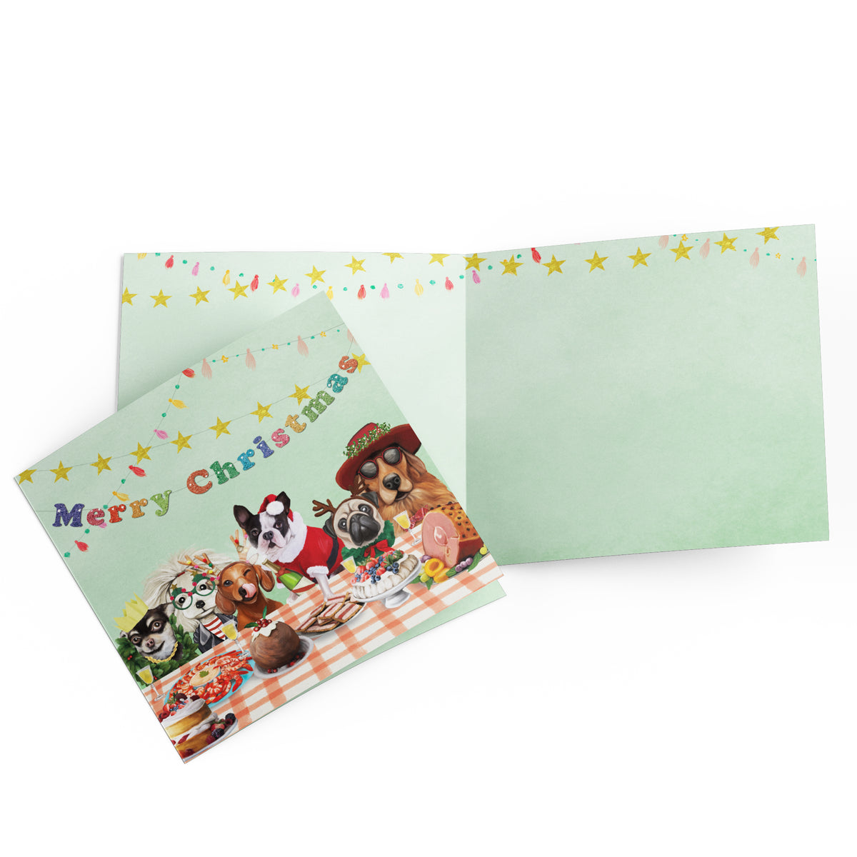 Greeting Card Canine Christmas