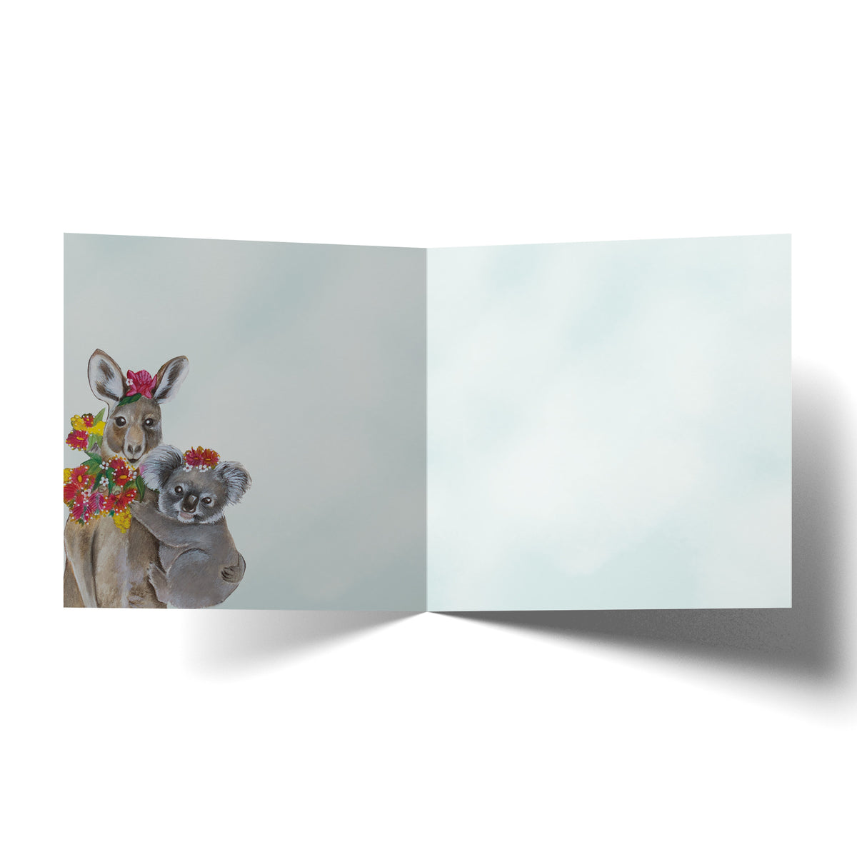 Greeting Card Christmas Gathering
