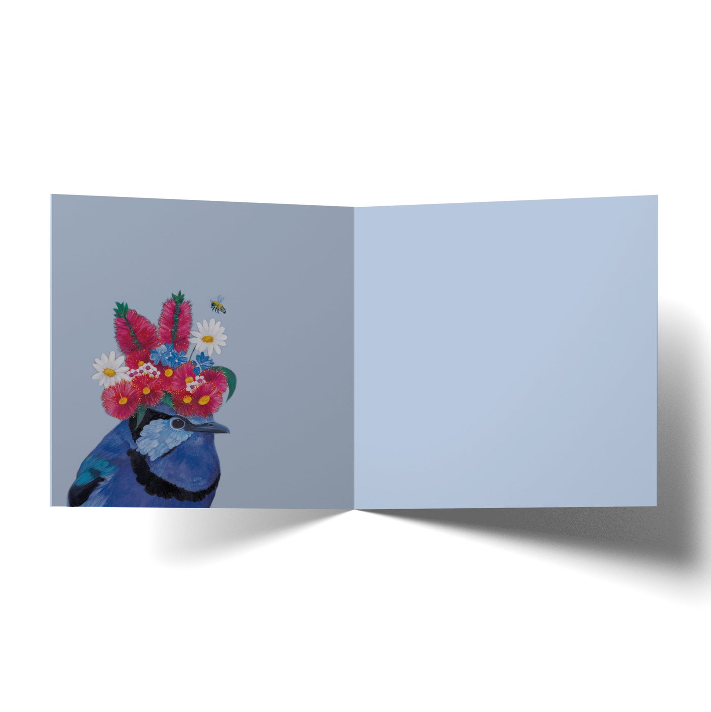 Greeting Card Floral Rainbow Lorikeet