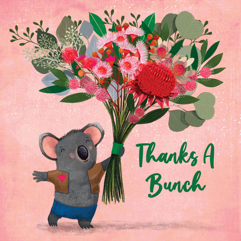 Mini Card Koala Bouquet