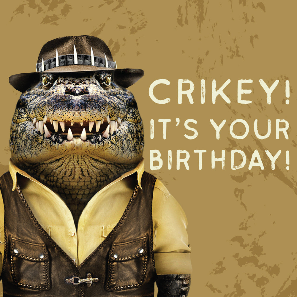 
                      
                        Greeting Card Crikey Croc
                      
                    