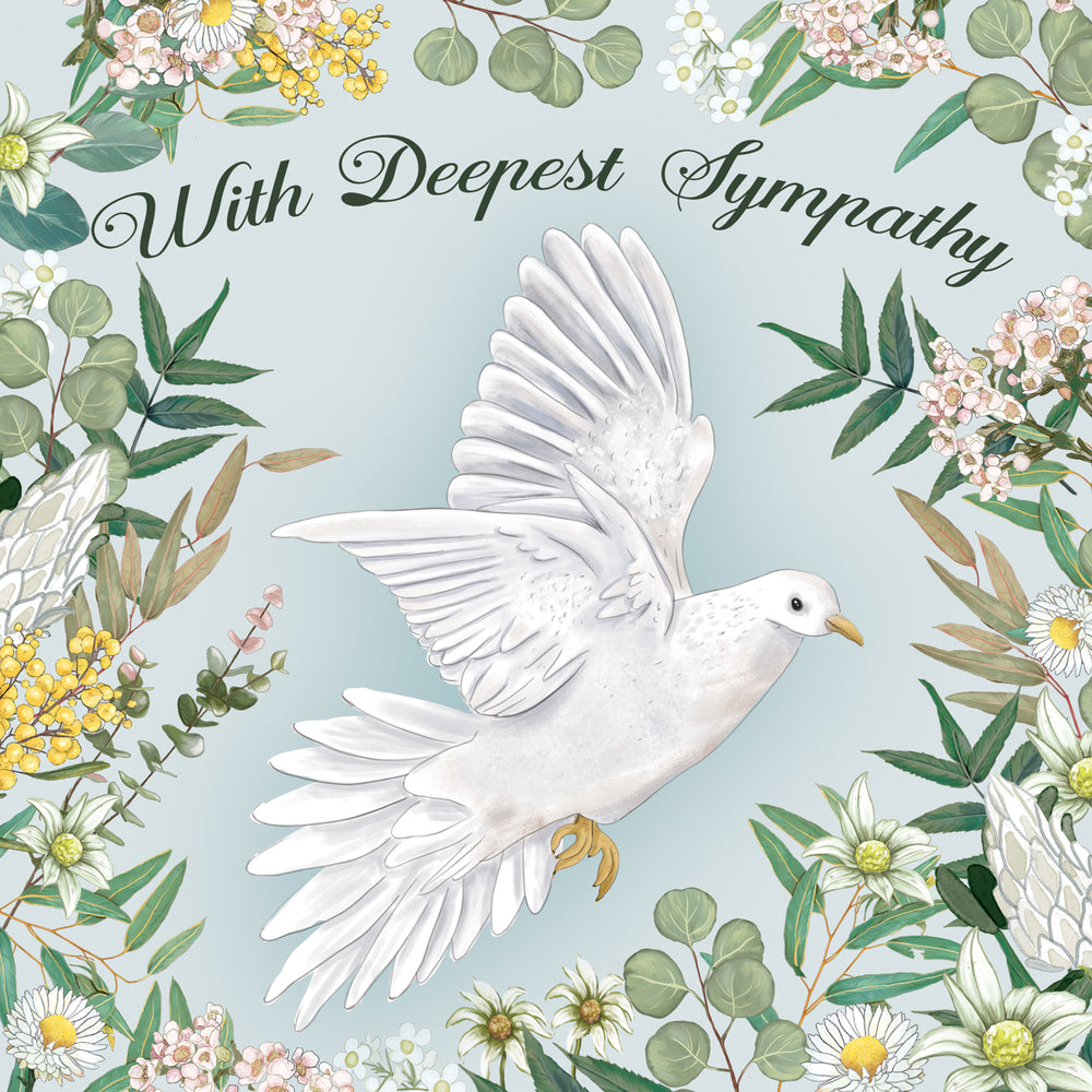 
                      
                        Greeting Card Sympathy Dove
                      
                    