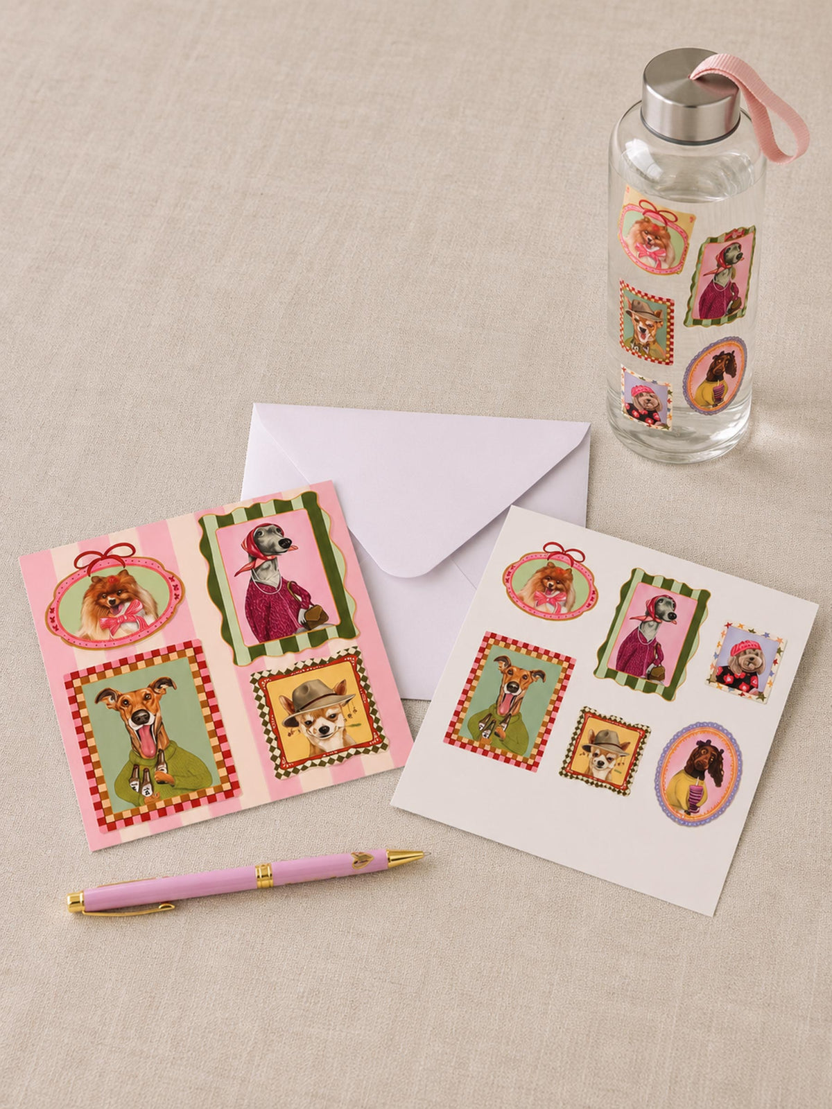 Sticker Card Family Portrait