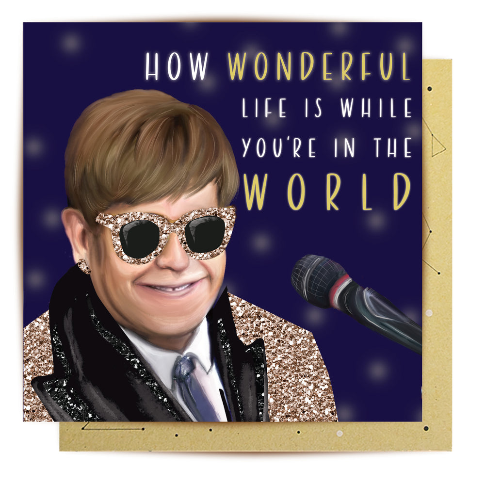 
                      
                        Greeting Card Wonderful Elton
                      
                    