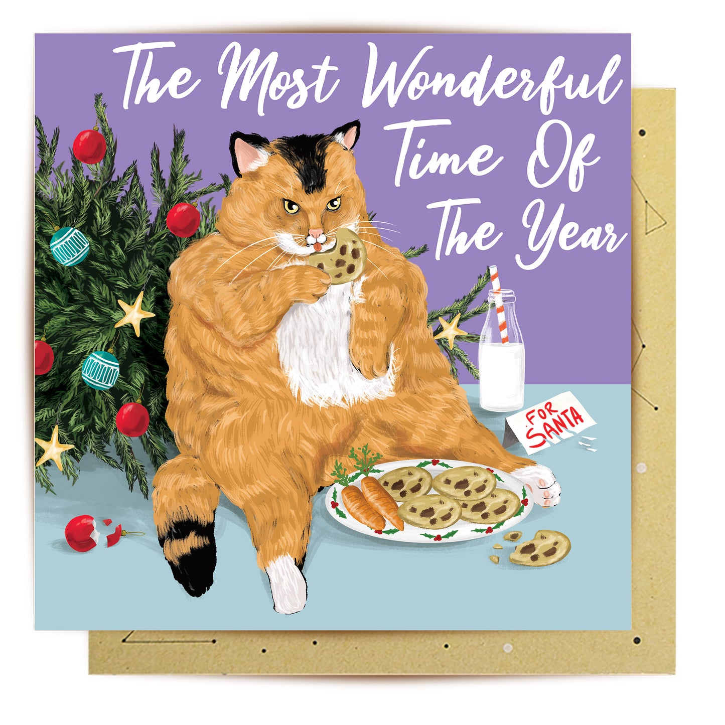 Greeting Card Not Santa Treats