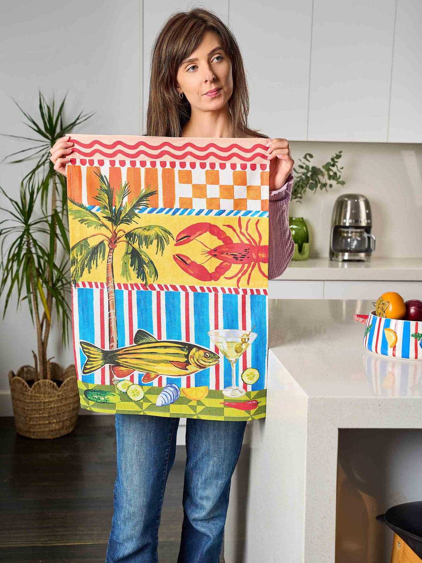 Tea Towel Seaview