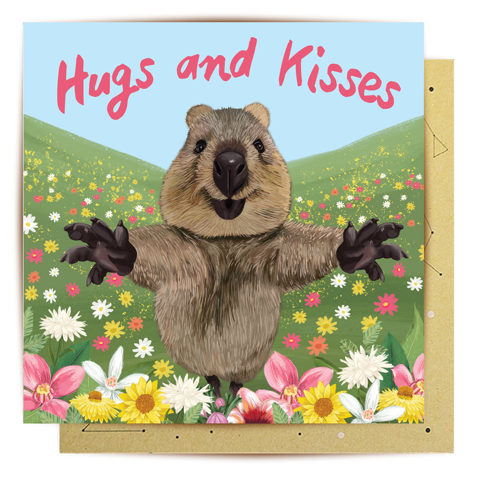 
                      
                        Greeting Card Quokka Hugs And Kisses
                      
                    