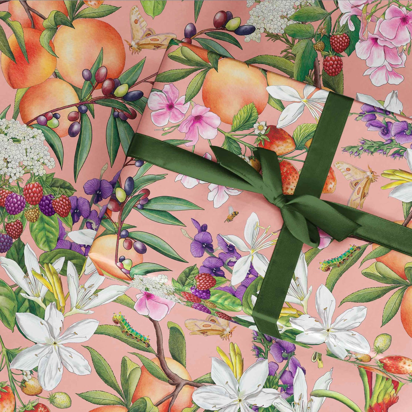 Flat Wrapping Paper Bountiful Harvest