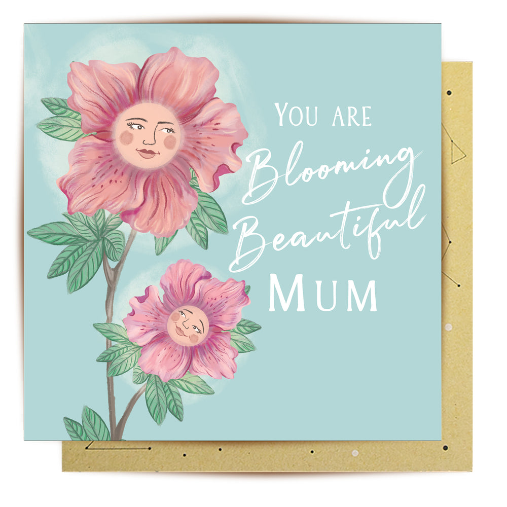 Greeting Card Blooming Beautiful