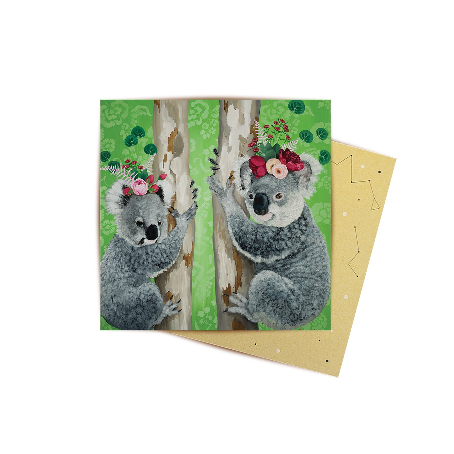 Mini Card Christmas Koalas