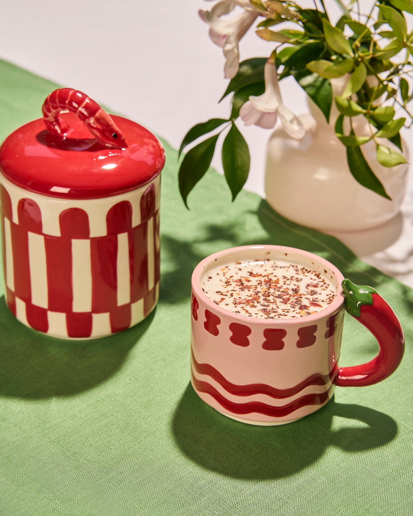 Seaview Stoneware Hot Chilli Mug