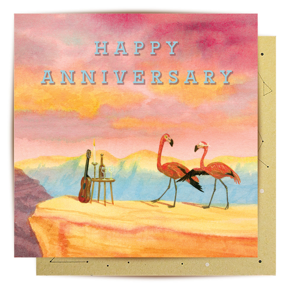 
                      
                        Greeting Card Flamingo Anniversary
                      
                    