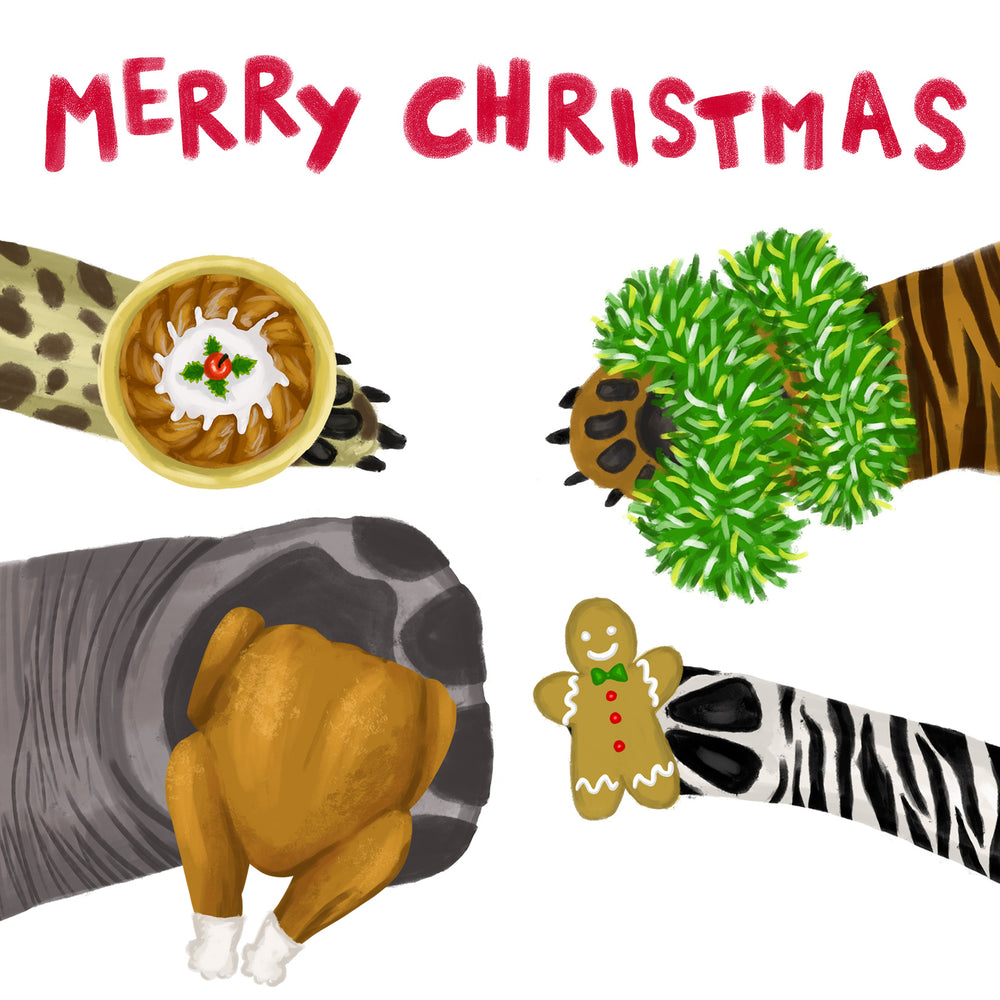 
                      
                        Greeting Card Paws Christmas
                      
                    