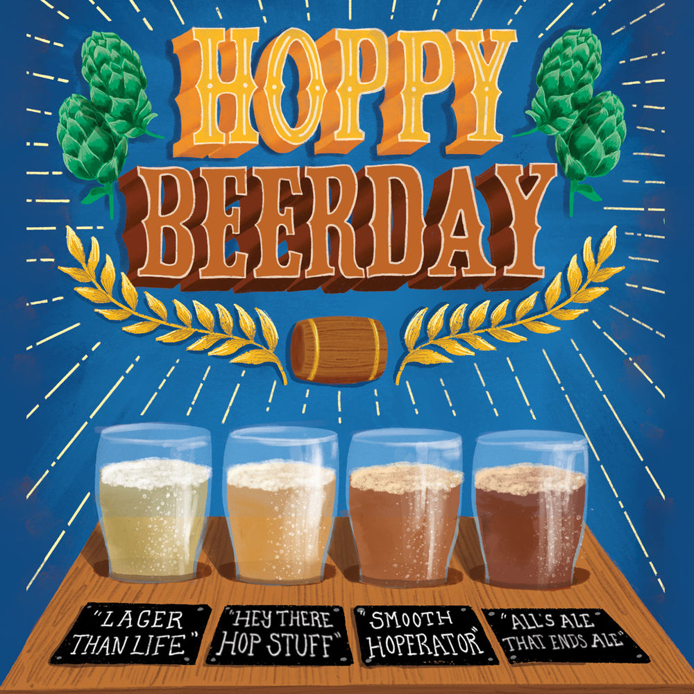 
                      
                        Greeting Card Hoppy Beerday
                      
                    