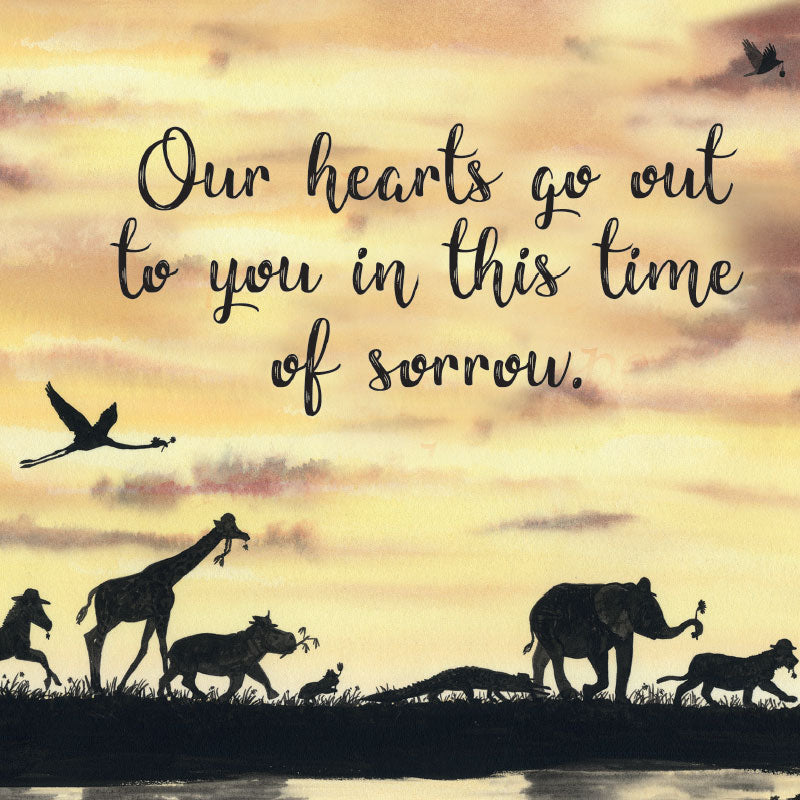 Greeting Card Time Of Sorrow
