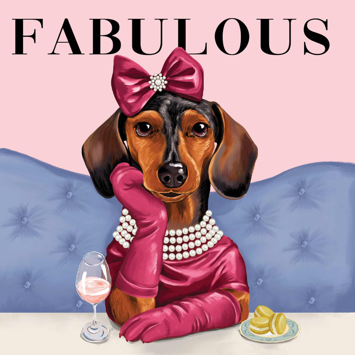 Mini Card Fabulous Dachshund