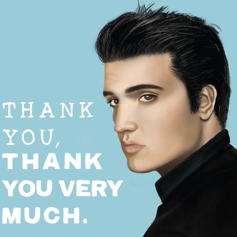 
                      
                        Greeting Card Thank You Elvis
                      
                    