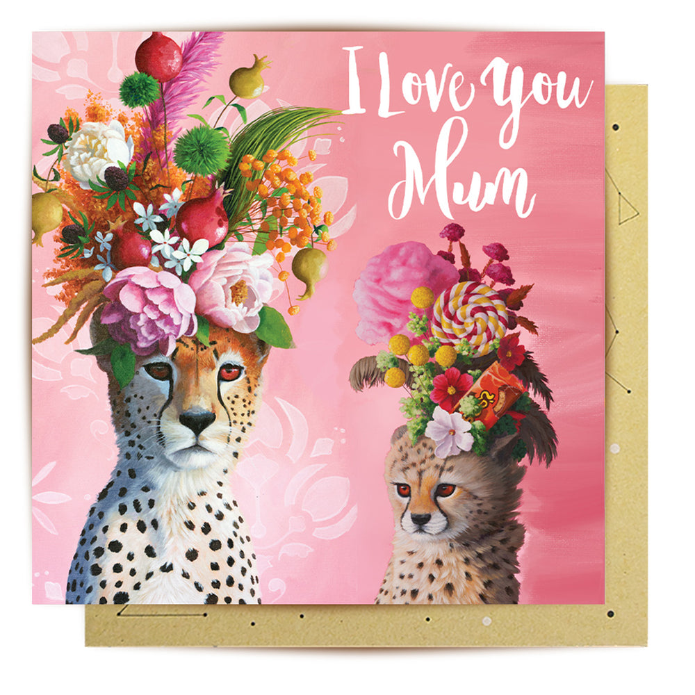 
                      
                        Greeting Card Cheetah Love
                      
                    