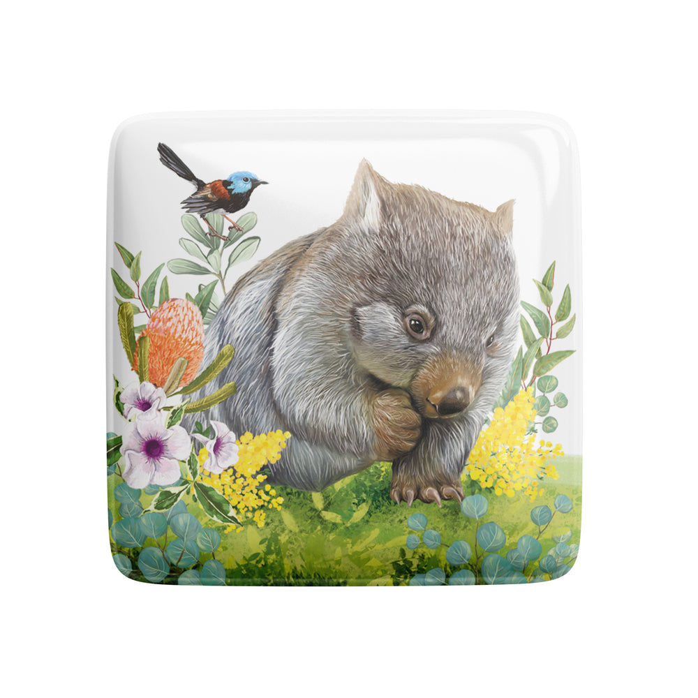 Fridge Magnet Wombat In The Wild