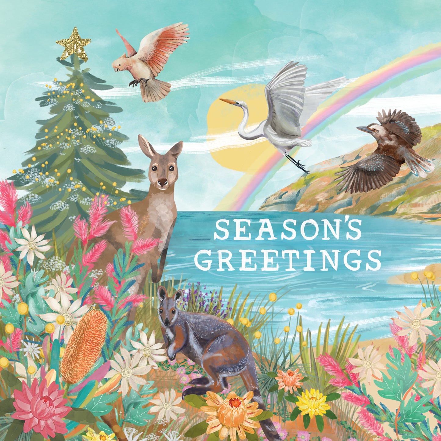 Greeting Card Mother Nature Coast Christmas