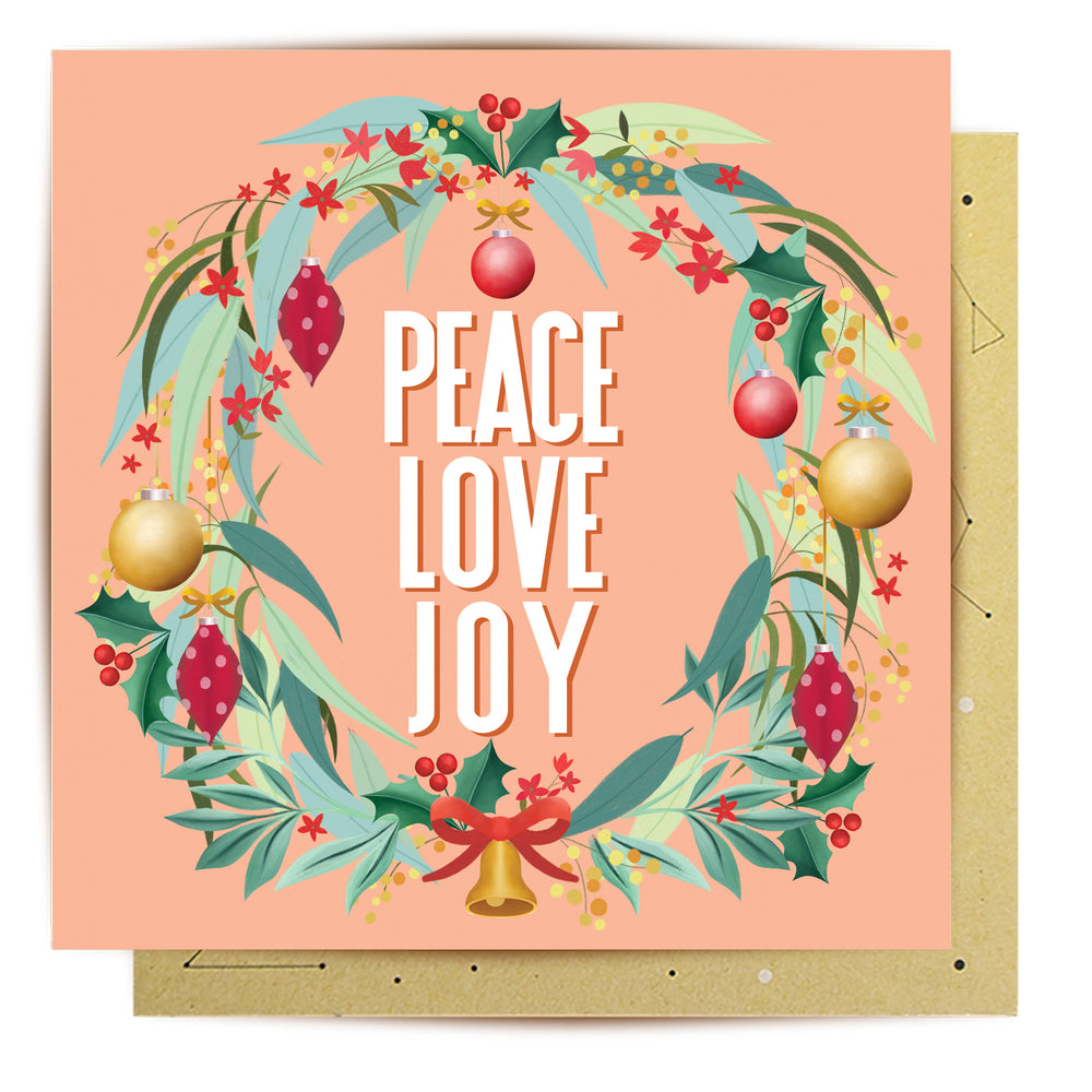 
                      
                        Greeting Card Peace Wreath
                      
                    