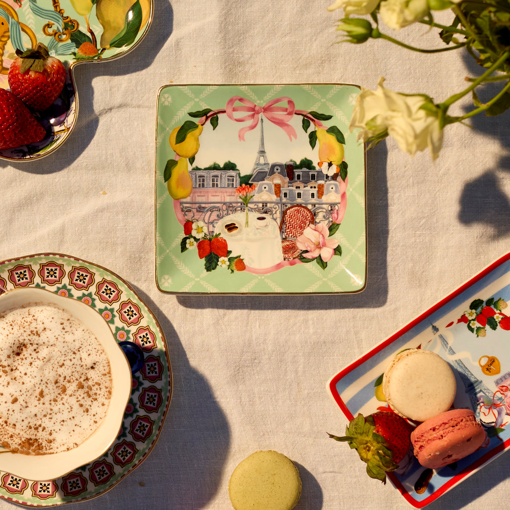 Square Trinket Tray Je t'aime Paris