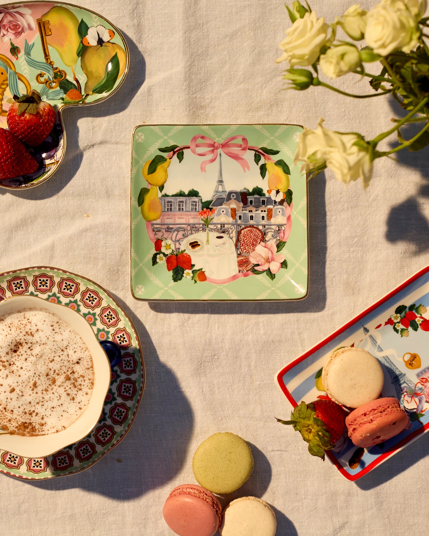 Square Trinket Tray Je t'aime Paris