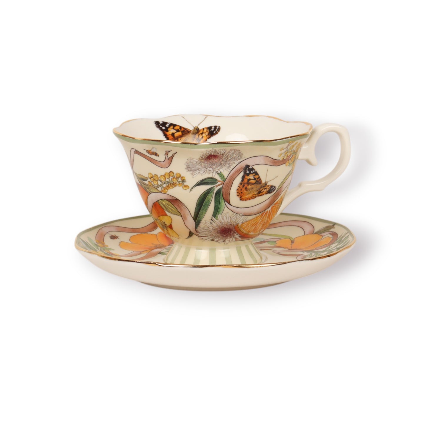 Tea Cup & Saucer Golden Hour