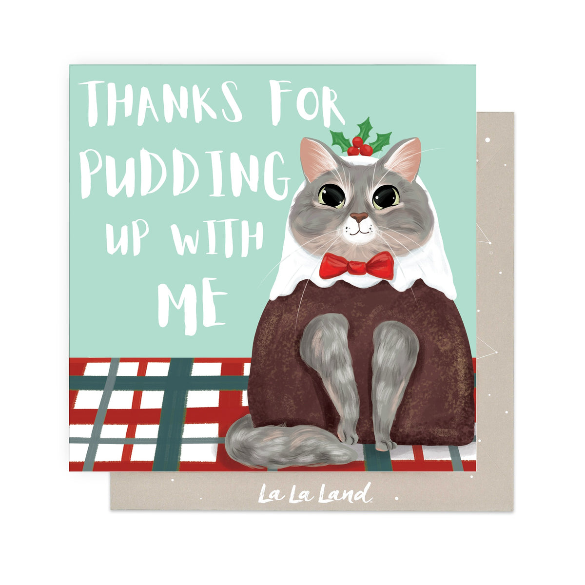 Greeting Card Pudding Up