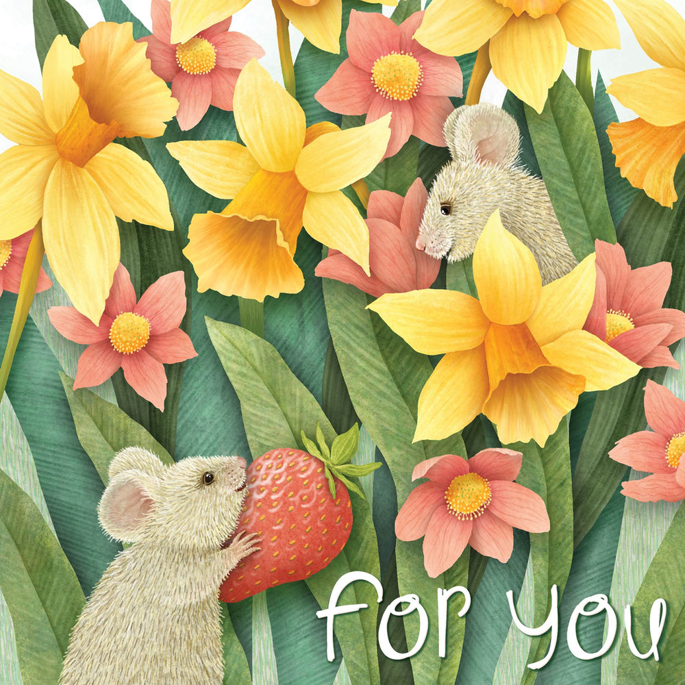 
                      
                        Greeting Card Mice in Daffodils
                      
                    