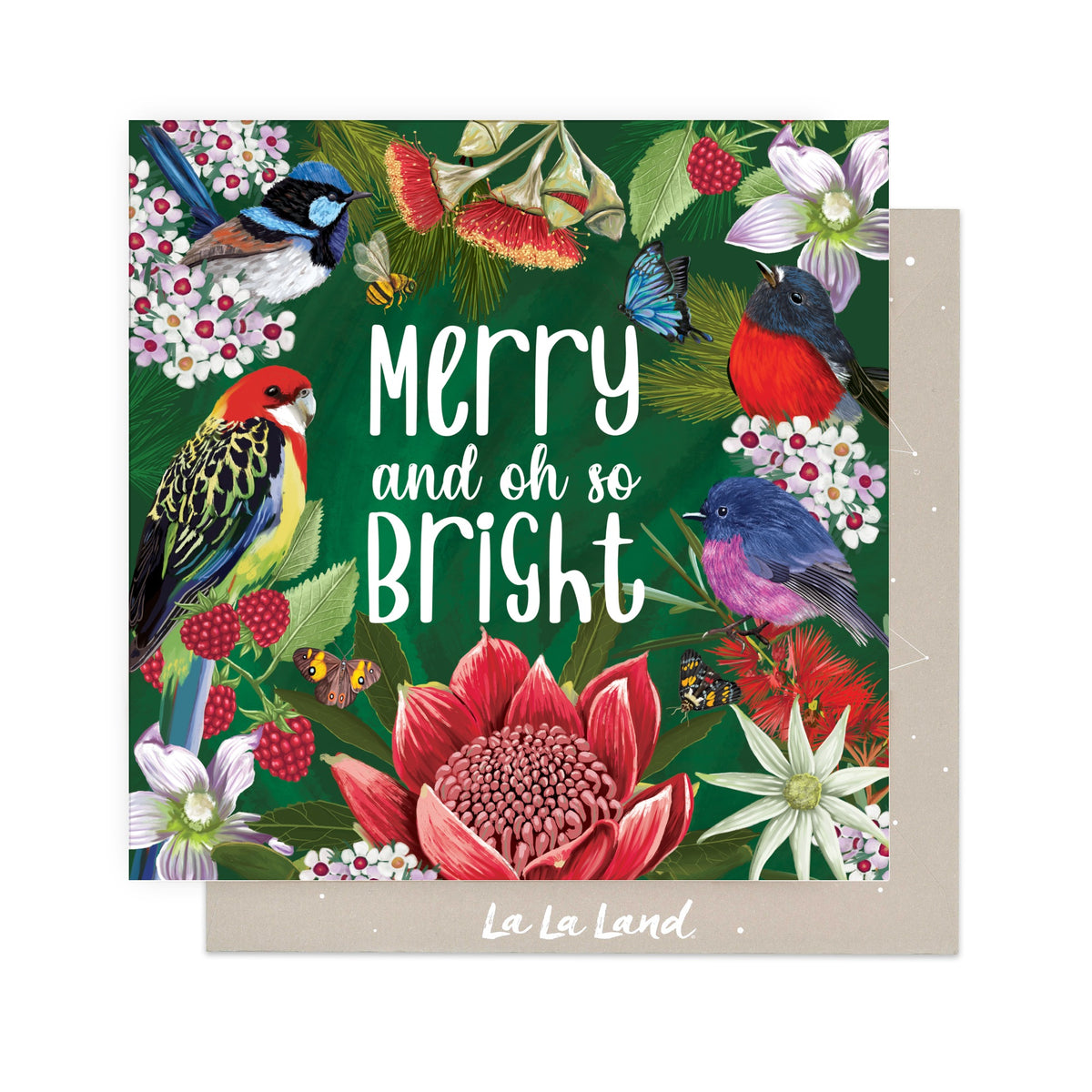 Greeting Card Good Evening Birds