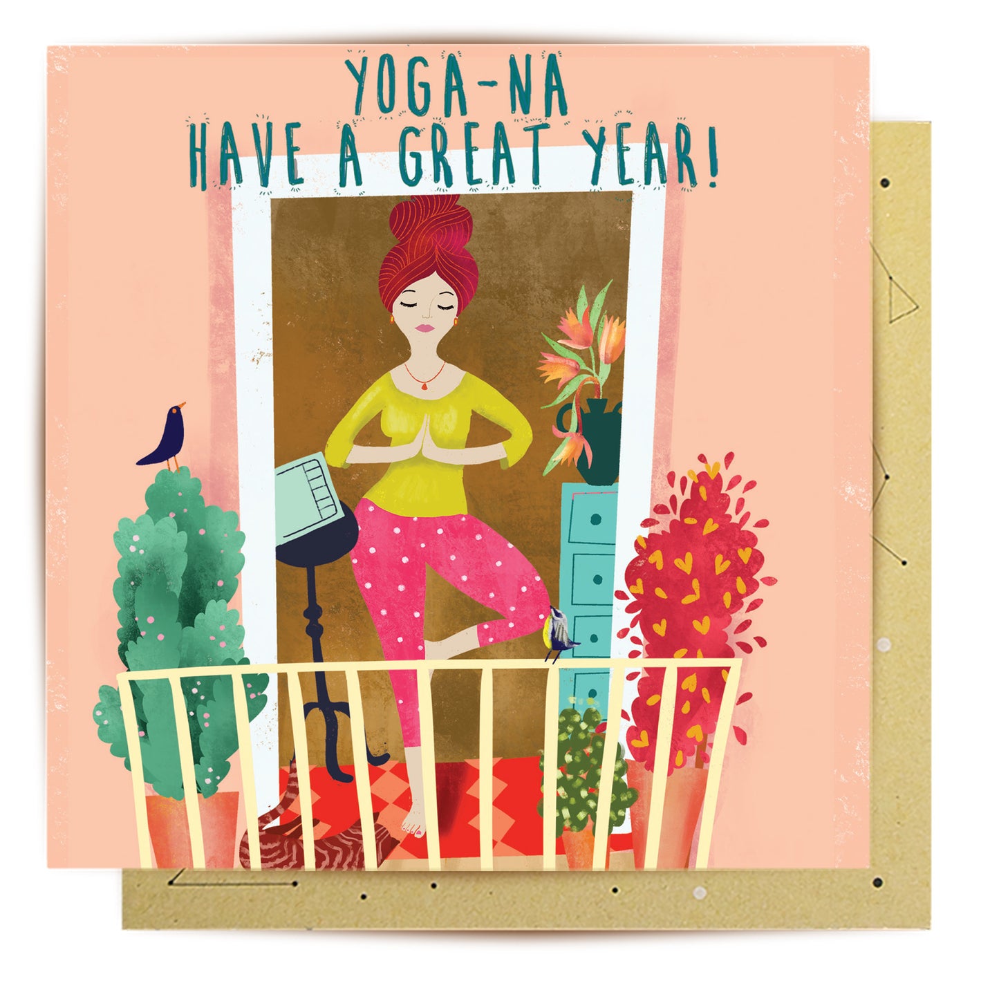 Greeting Card Yoganna have a great day