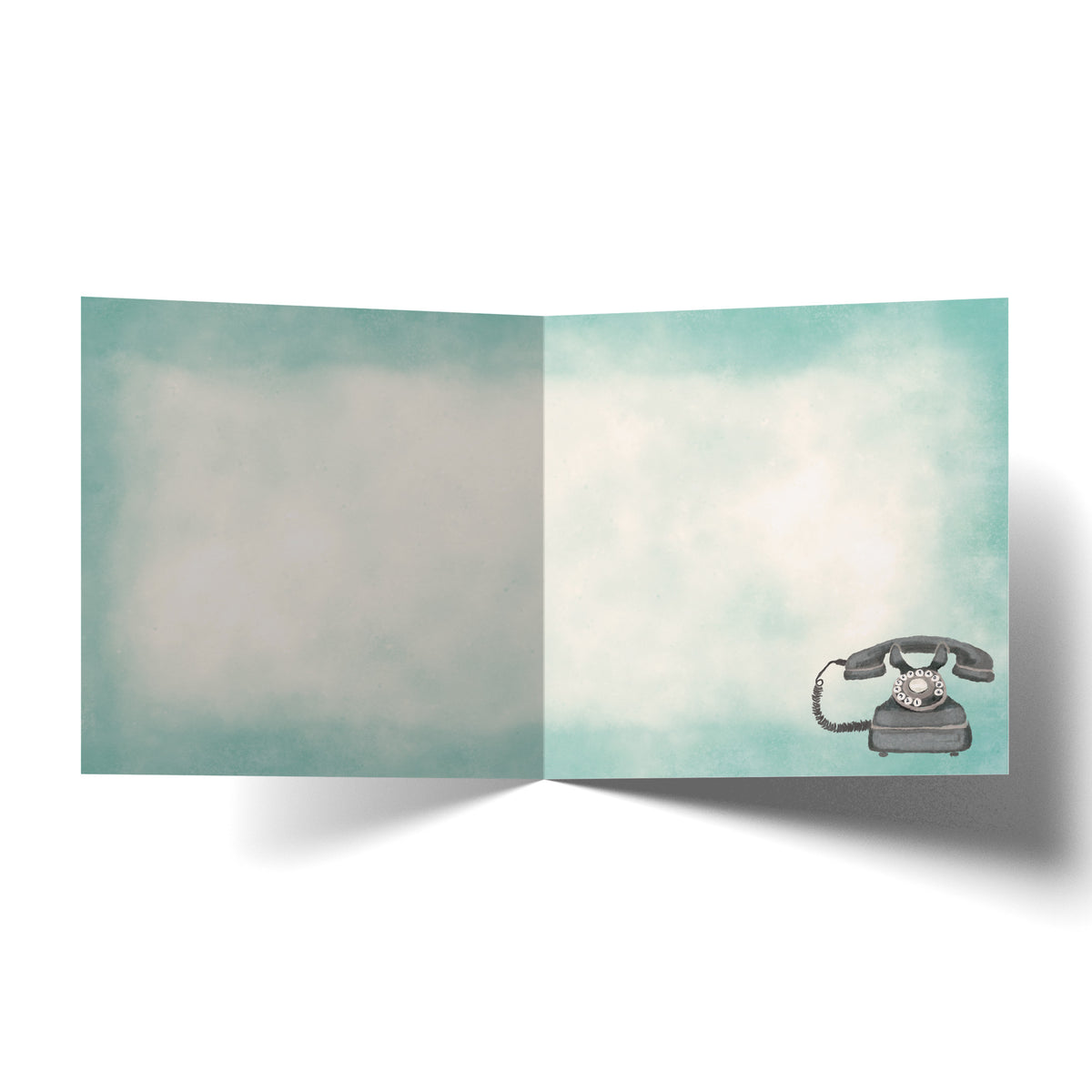 Greeting Card Dad Phones