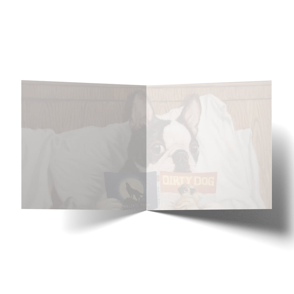 Greeting Card Dirty Dog