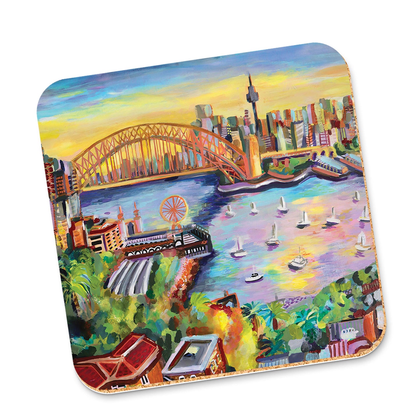 Corky Coaster Sydney Bridge