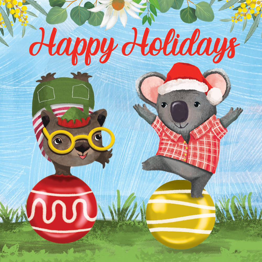 
                      
                        Mini Card Bush Party Happy Holidays
                      
                    