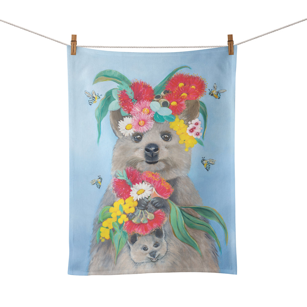 Tea Towel Mother Quokka