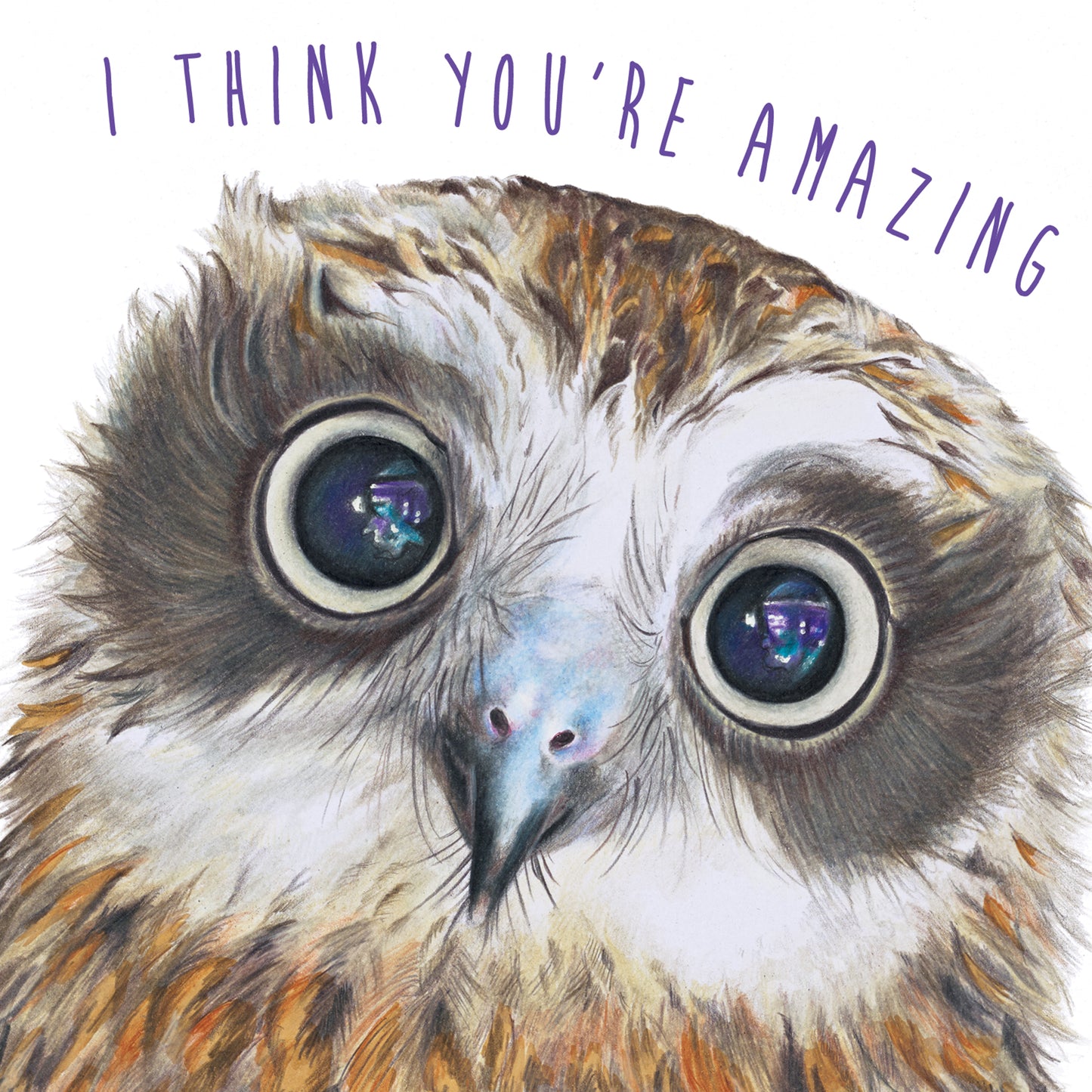 Greeting Card Amazing Owl
