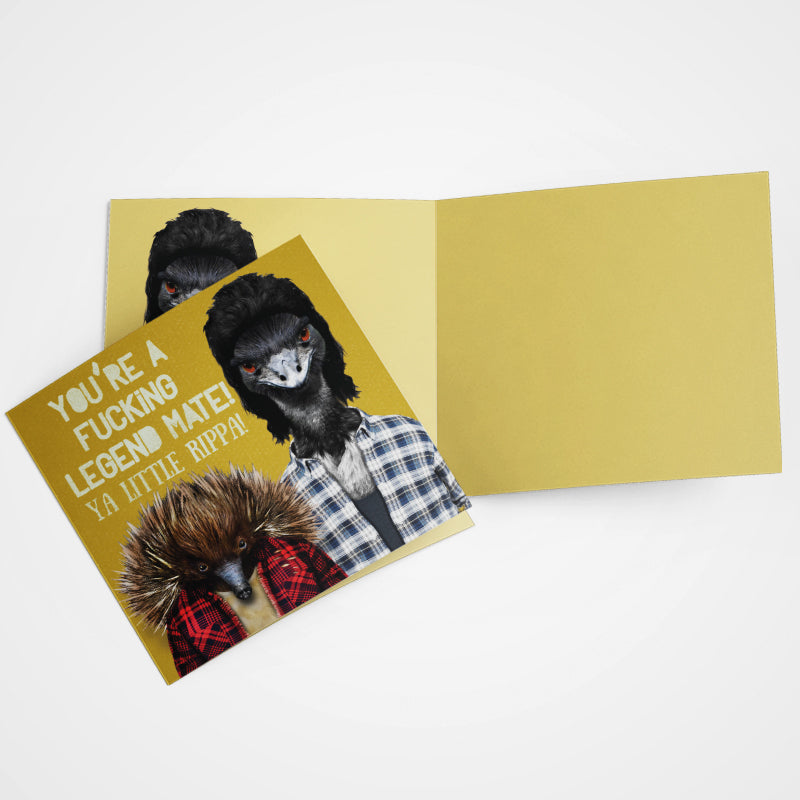 Greeting Card Fucking Legend