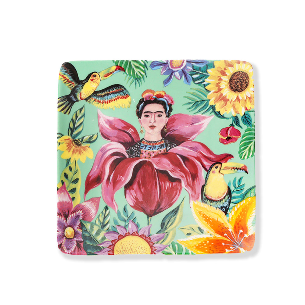 Square Trinket Tray Viva La Vida Flower