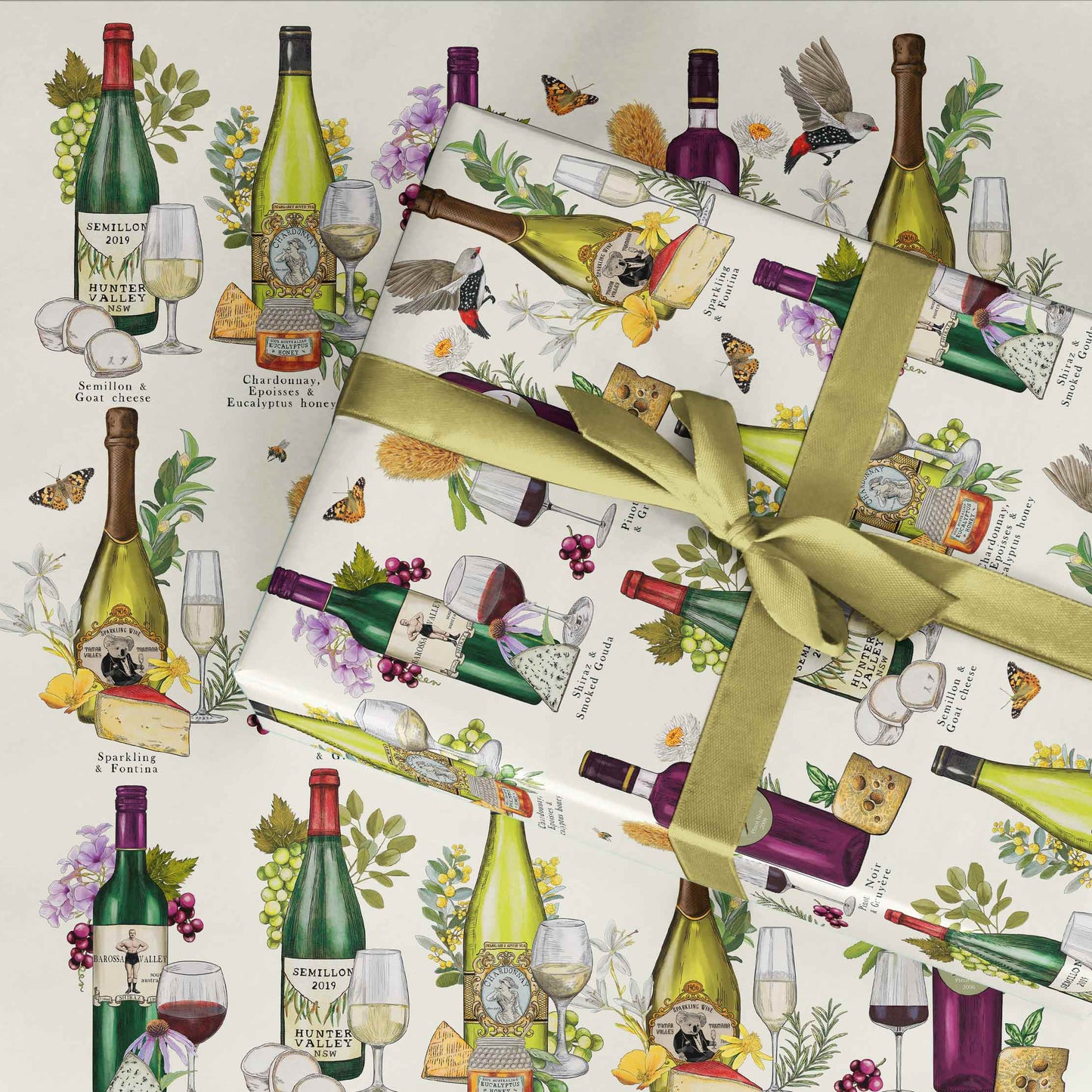Flat Wrapping Paper Vineyard Visions Wines