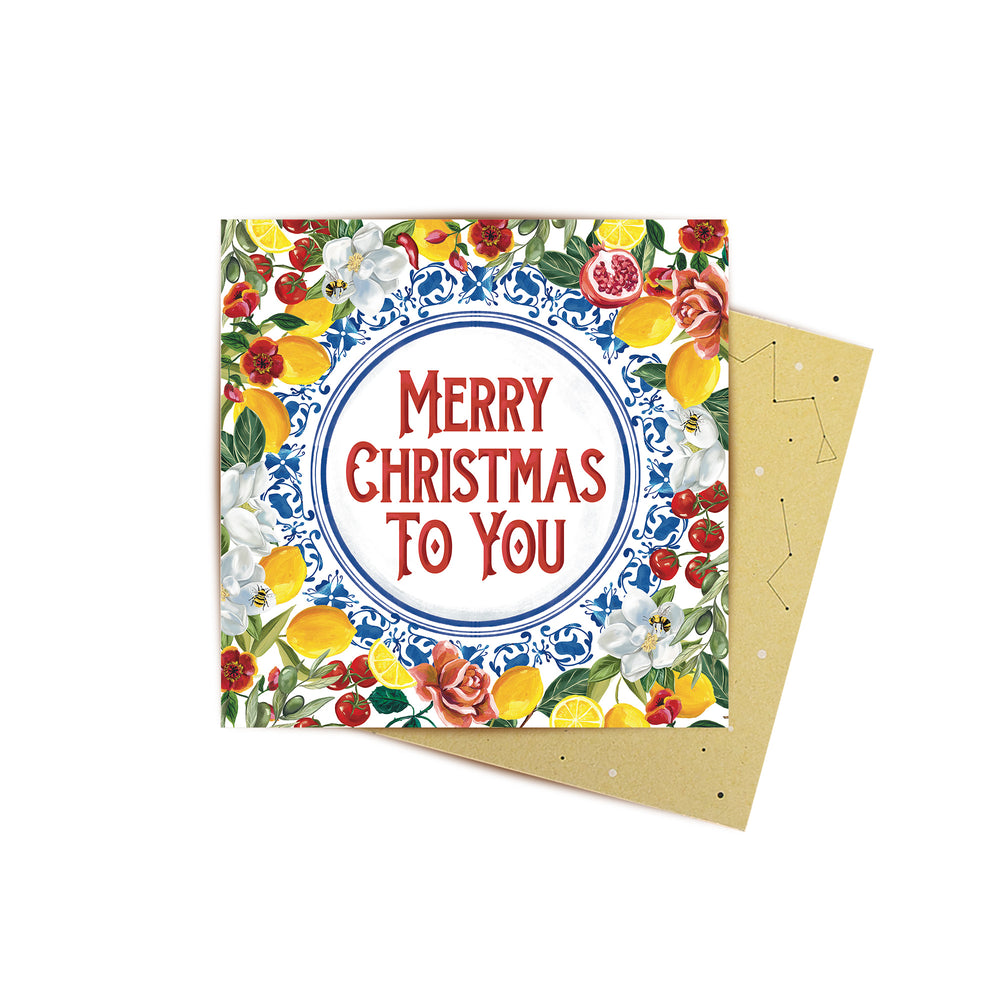 Mini Card Italian Christmas