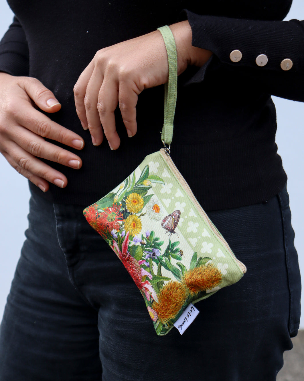 Coin Purse Botanical Blooms Flowers