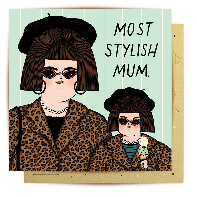 
                      
                        Greeting Card Stylish Mum
                      
                    