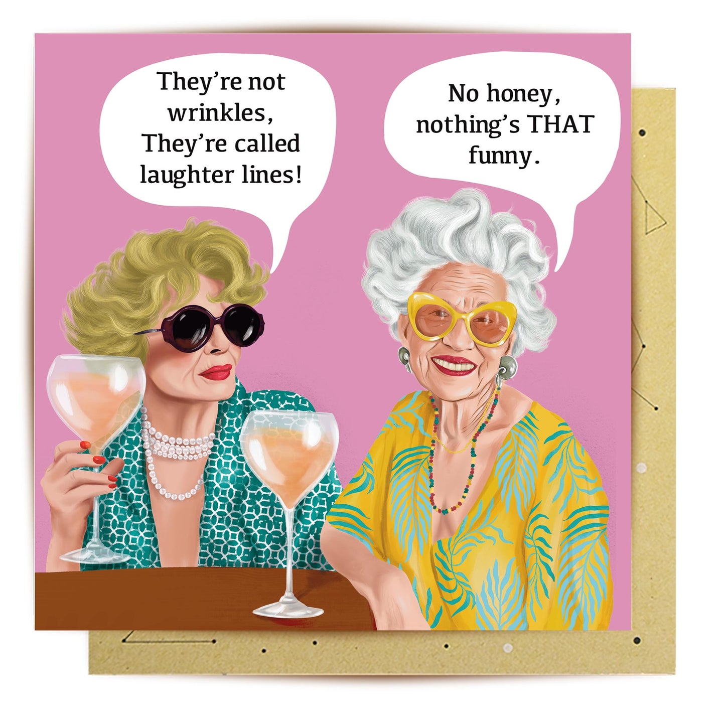 Greeting Card Laughter Lines